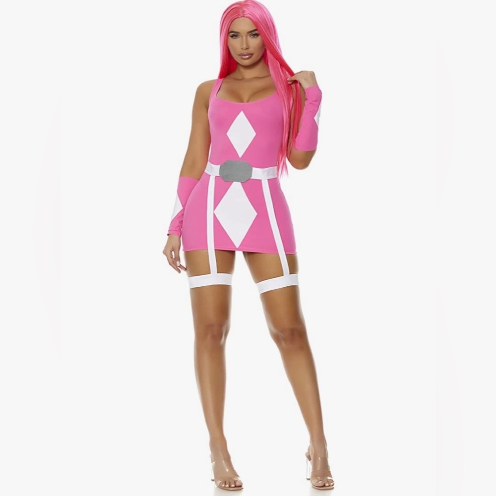 Pink Power Ranger Adult Costume